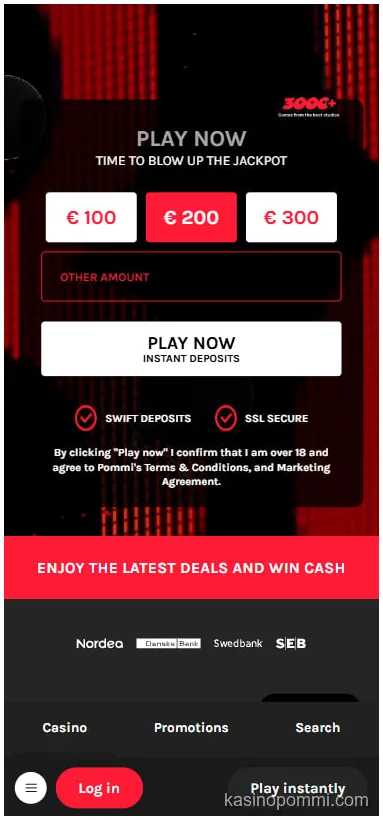 Pommi Casino Kirjautuminen Pääsy Tilillesi Suomessa